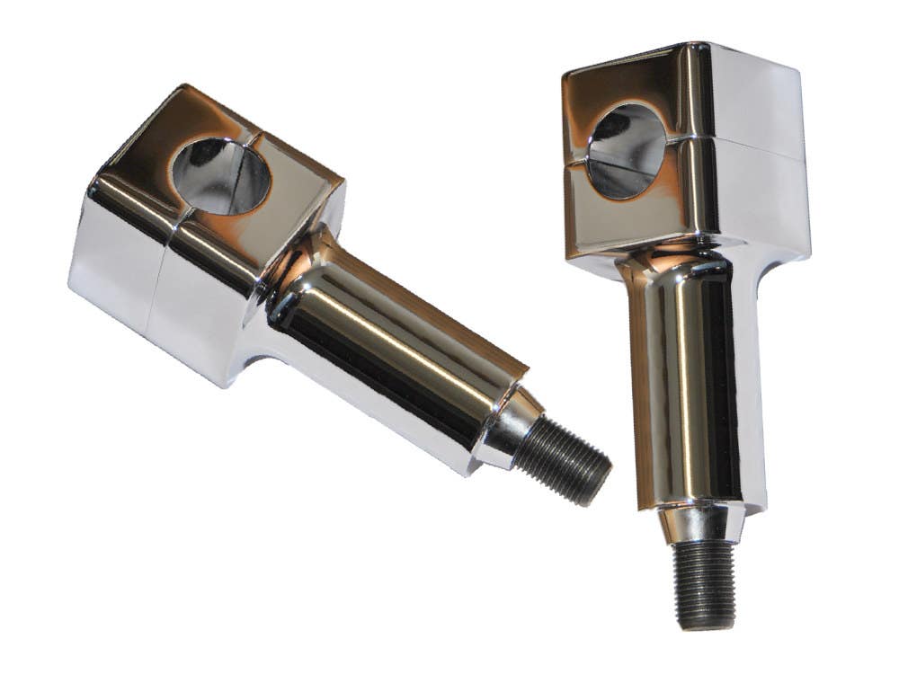 WILD 1 HANDLEBARS RISERS 4 TALL SPRINGER CHR