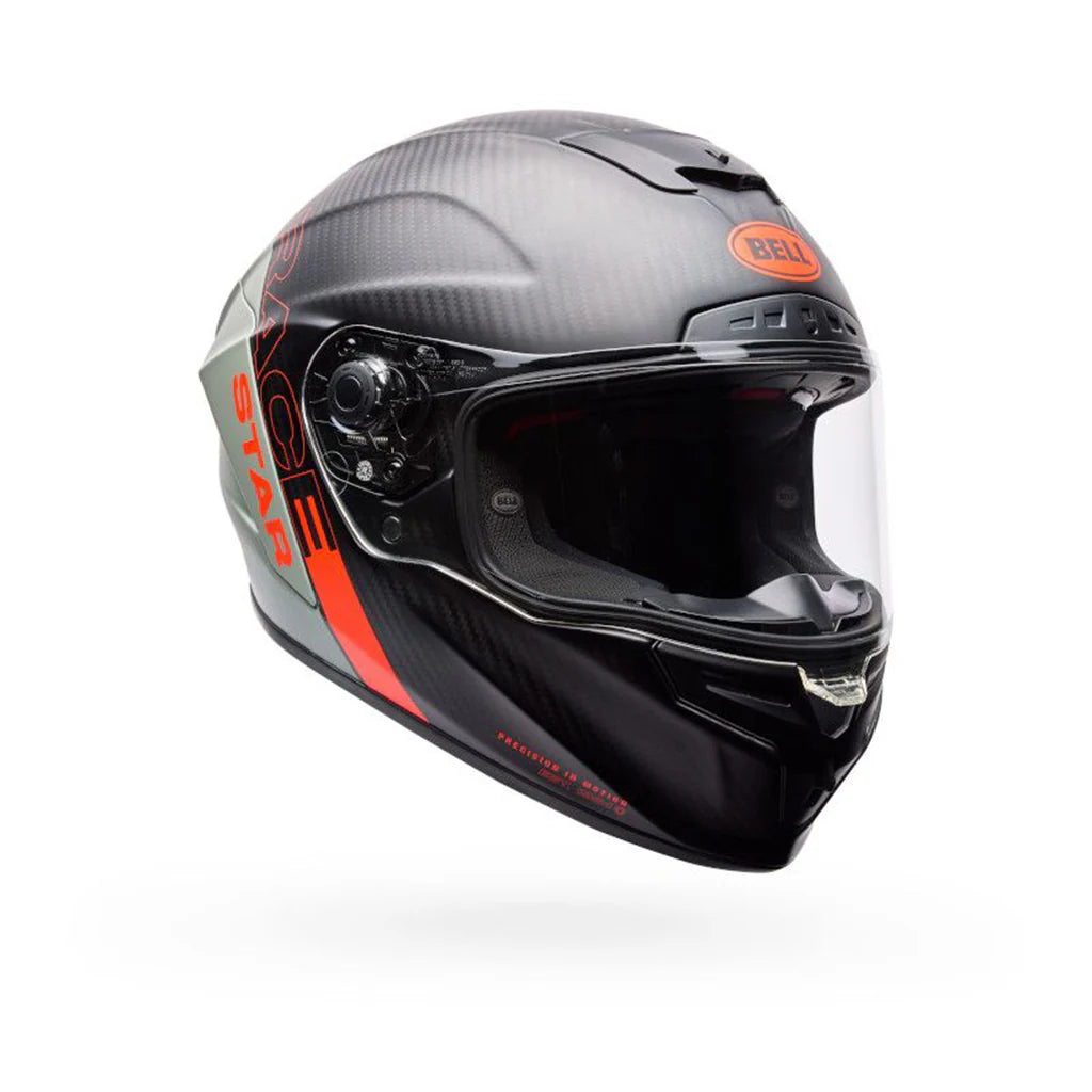 Bell Helmets – Race Star DLX Flex Strike Full Face Helmet – Orange