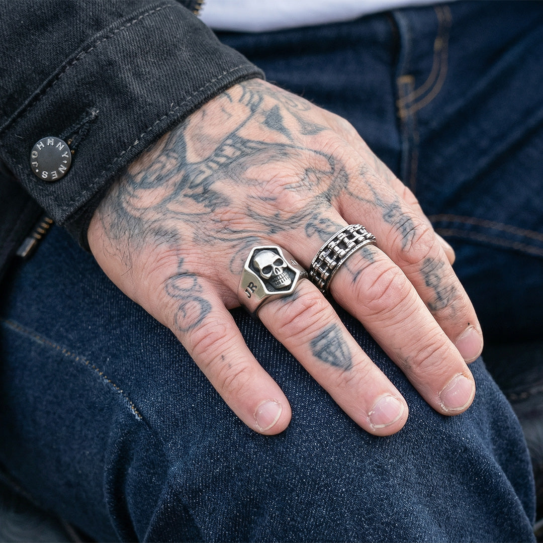 Johnny Reb Chain Ring - Silver - product image 2