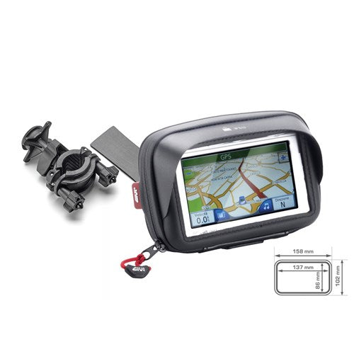 GIVI UNIVERSAL PHONE HOLDER - SMALL (IPHONE 6/6+/7/7+/8/8+) 16cm X 10.5 INNER  [ONC01]