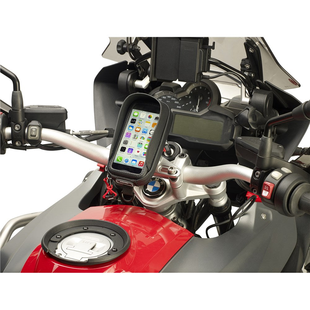 GIVI UNIVERSAL PHONE HOLDER - MEDIUM (IPHONE 6/7/8 - SAM A3/A5) 7cm X 14cm INNER  [ONC01]