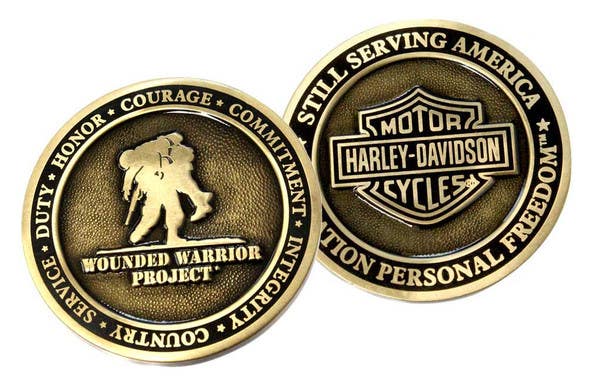 HARLEY-DAVIDSON WOUNDED WARRIOR COIN