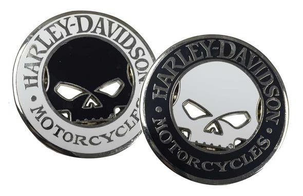 HARLEY-DAVIDSON THE SKULL CUTOUT COIN