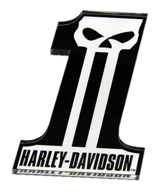 HARLEY-DAVIDSON LONG TOOTH ACRYLIC MAGNET