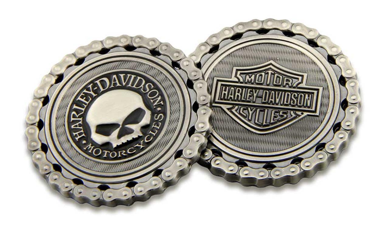 HARLEY-DAVIDSON THE SKULL CHAIN COIN