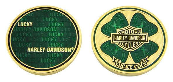 HARLEY-DAVIDSON LUCKY COIN