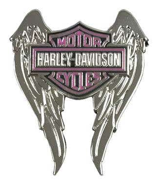 HARLEY-DAVIDSON PINK WINGS PIN