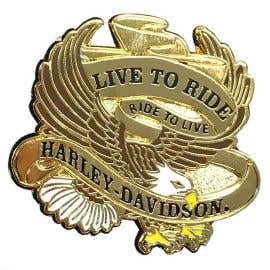 HARLEY-DAVIDSON LIVE TO RIDE EAGLE PIN