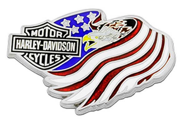 HARLEY-DAVIDSON EAGLE FLAG PIN