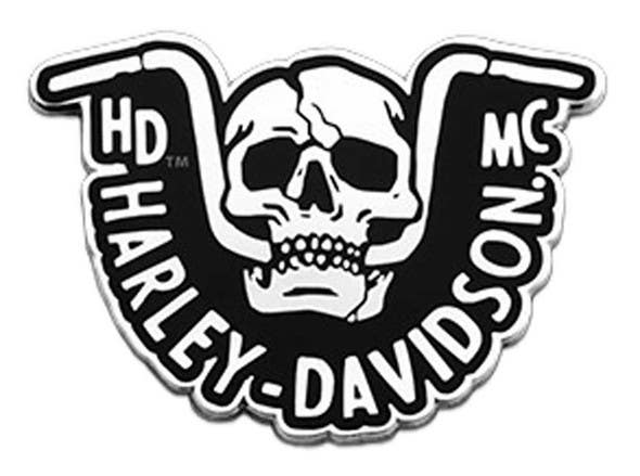 HARLEY-DAVIDSON HANDLEBAR SKULL PIN