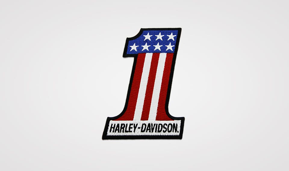 HARLEY-DAVIDSON #1 PATCH - MEDIUM