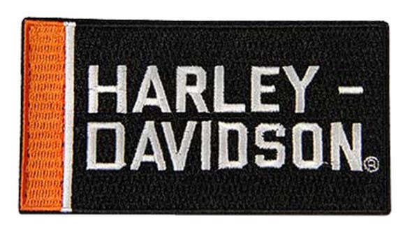 HARLEY-DAVIDSON 4 IN. EMBROIDERED BOLD BAR EMBLEM SEW-ON PATCH