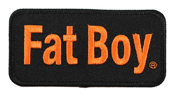 HARLEY-DAVIDSON 4IN. FAT BOY PATCH