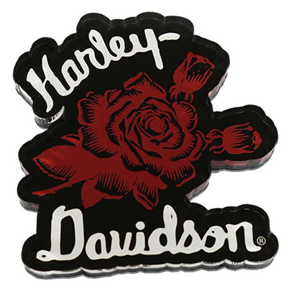 HARLEY-DAVIDSON RING AROUND THE ROSIE ACRYLIC MAGNET