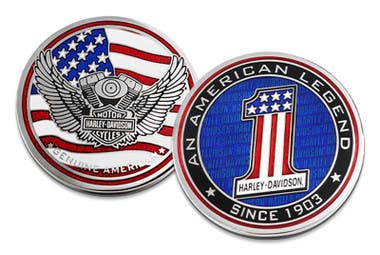 HARLEY-DAVIDSON AMERICAN LEGEND COIN