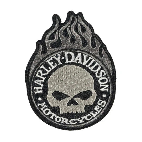 HARLEY-DAVIDSON 3in Willie Flame Patch