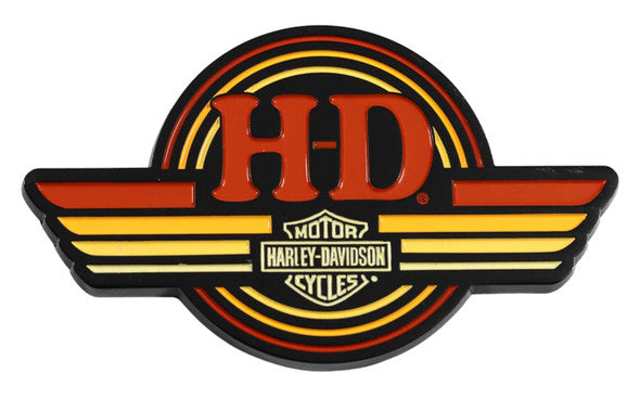 HARLEY-DAVIDSON Retro Stripes Acrylic Magnet
