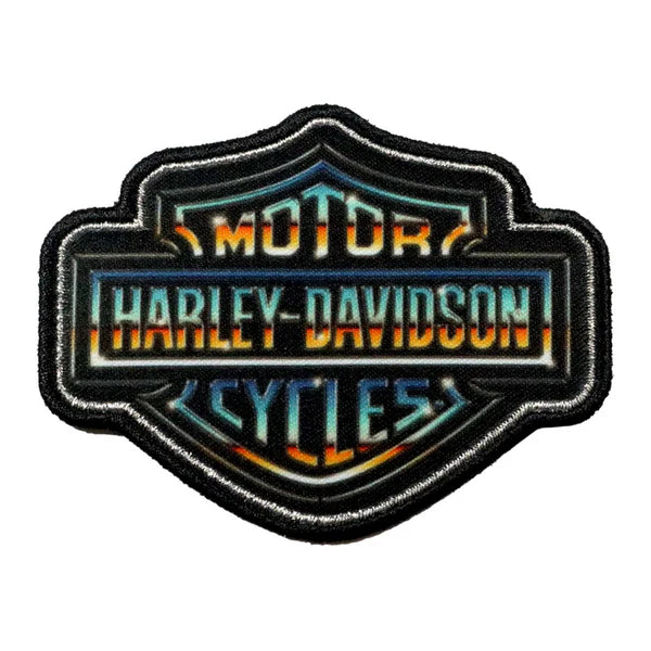 HARLEY-DAVIDSON 3in Chrome Davison Patch