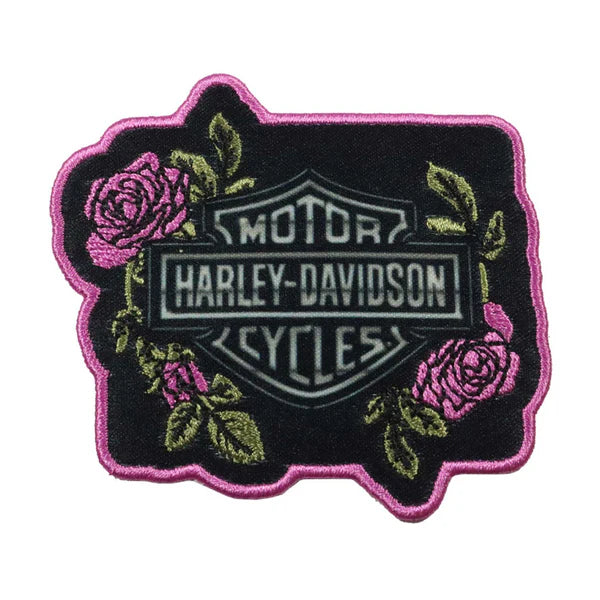 HARLEY-DAVIDSON 3in Orchid Blossoms Patch