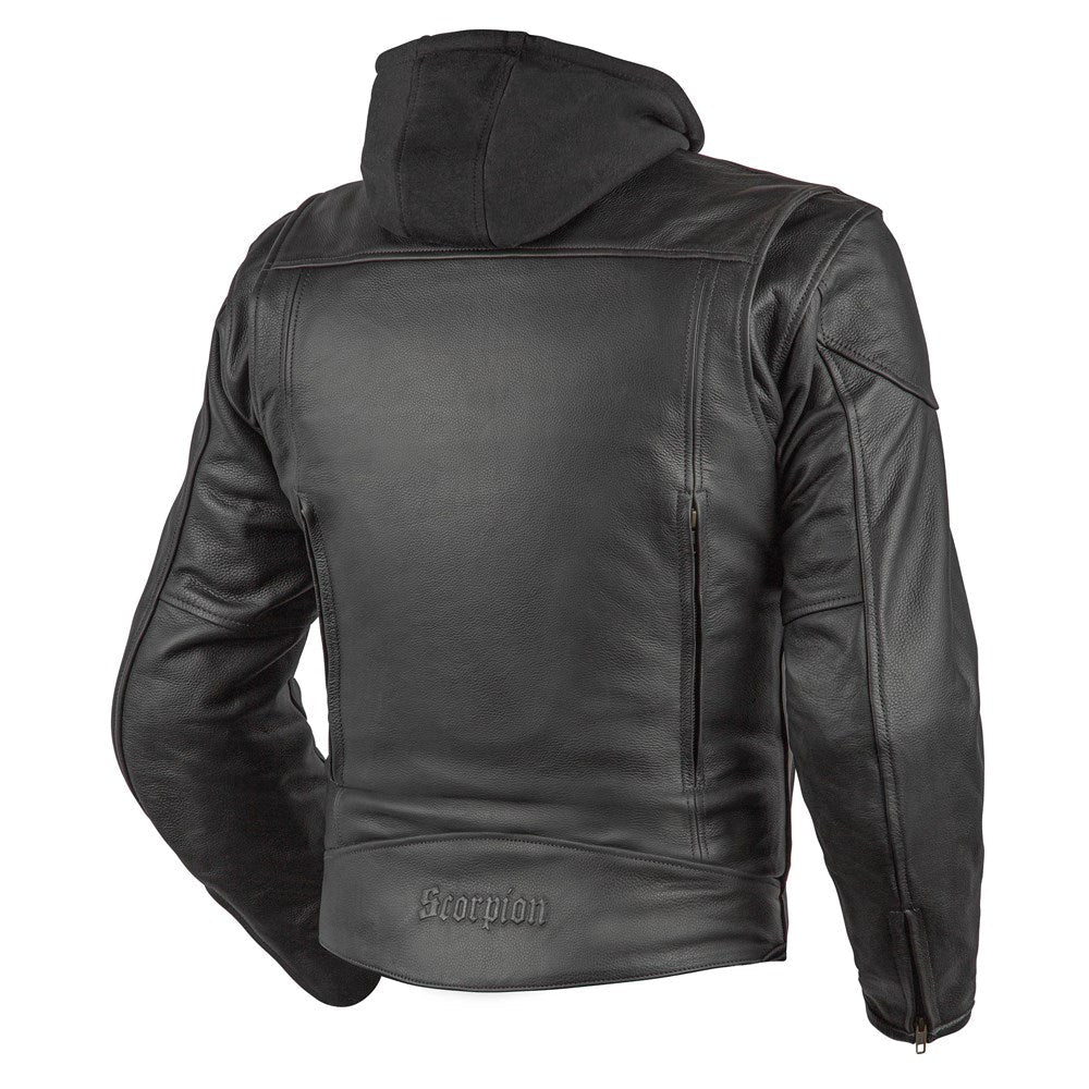 SCORPION FUEL LEATHER JKT BLK (XL)
