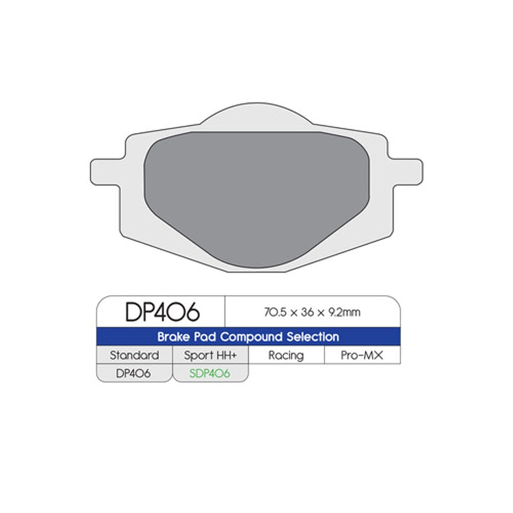 DP HH+ PERFORMANCE BRAKE PADS (FA101|FDB383 475)