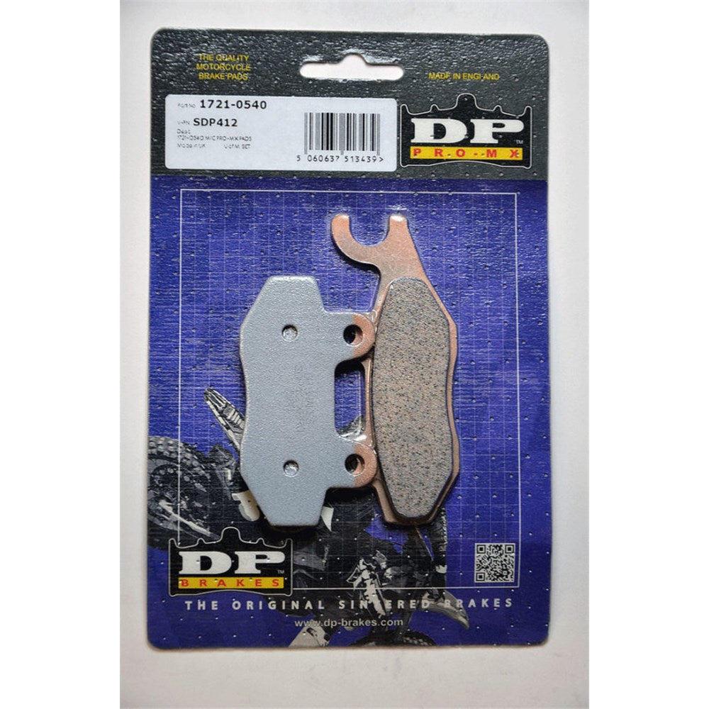 DP SDP PRO-MX BRAKE PADS (FA165 215 / FDB631)