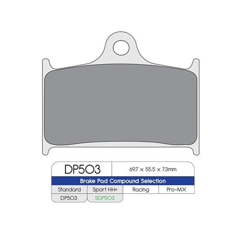 DP HH+ PERFORMANCE BRAKE PADS (FA236 / FDB0557)