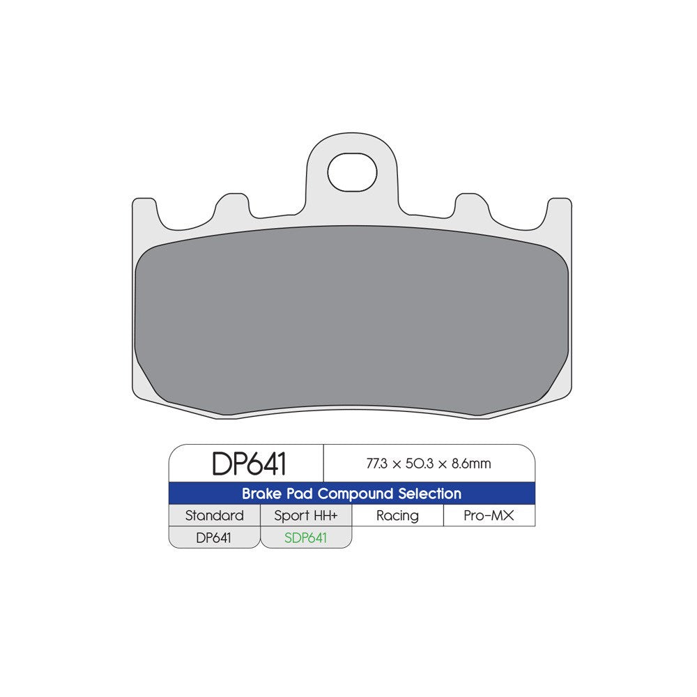 DP HH+ PERFORMANCE BRAKE PADS (FA335 / FDB2125)
