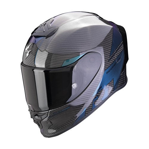 SCORPION EXO EXO-R1 EVO CARBON AIR RALLY - BLK/CHAMELEON (MD)