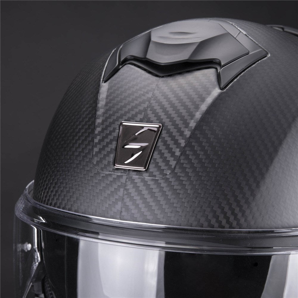 SCORPION EXO TECH EVO CARBON SOLID - MATTE BLK (MD)