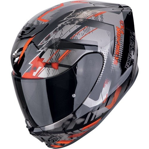 SCORPION EXO 391 CLUTTER -  BLK/RED (MD)