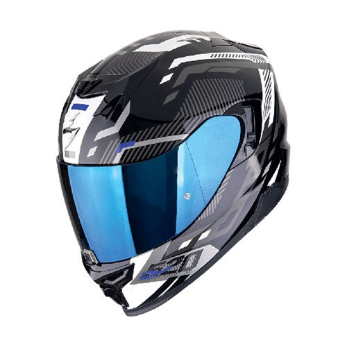SCORPION EXO 520 EVO AIR RANKA - BLK/WHT/BLU (LG) #