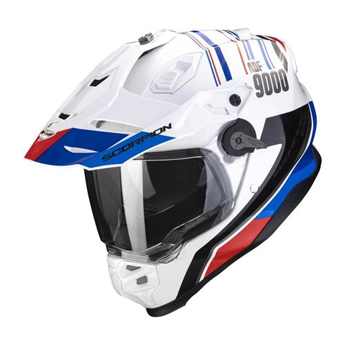 SCORPION EXO ADF-9000 AIR DESERT - WHT/BLU/RED (MD)