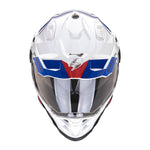 SCORPION EXO ADF-9000 AIR DESERT - WHT/BLU/RED (XL)