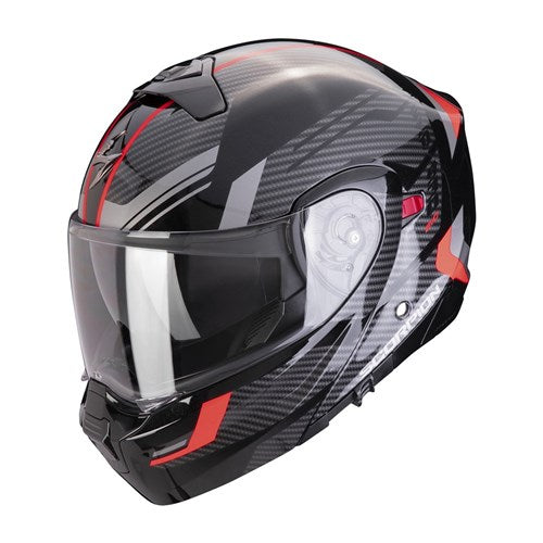 SCORPION EXO EXO-930 EVO SIKON - METAL/BLK/SIL/RED (2XL)