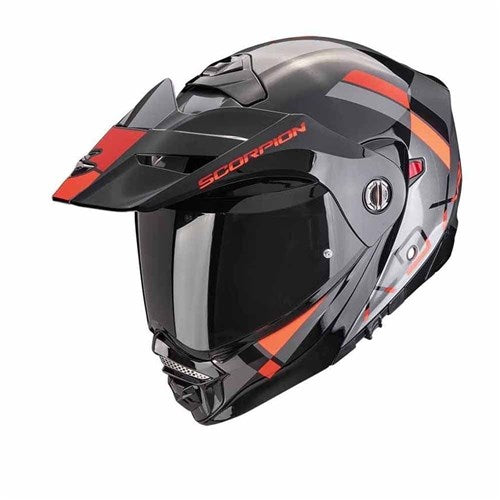 SCORPION EXO ADX-2 GALANE SIL/BLK/RED (LG)