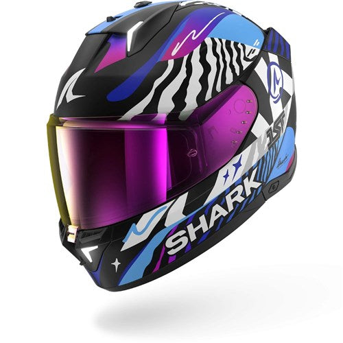 SHARK SKWAL i3 SPEED-FANCY BLK/WHT/BLU (2XL) [SPC01]