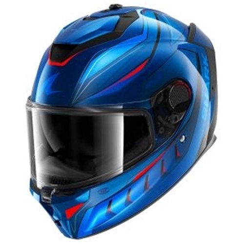 SHARK SPARTAN GT PRO CARBON MEKARIUM BLU/ORG (SM)