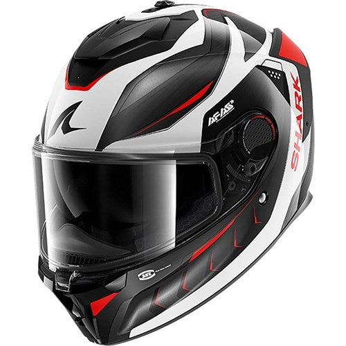 SHARK SPARTAN GT PRO CARBON MEKARIUM SIL/RED (XS)