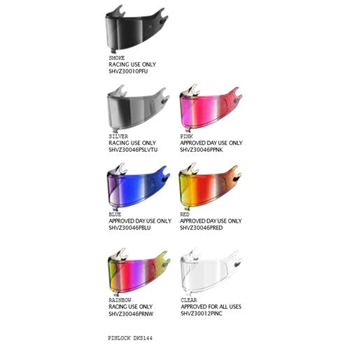SHARK VIS - SPARTAN GT PRO RS VISOR SILVER