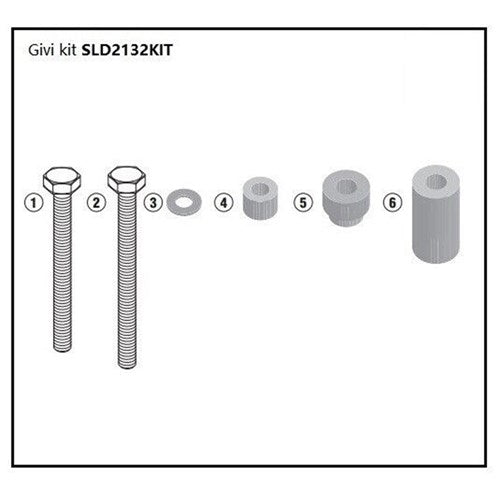 GIVI KIT FOR SLD SLIDER YAM MT-09 17-  [ONC01]