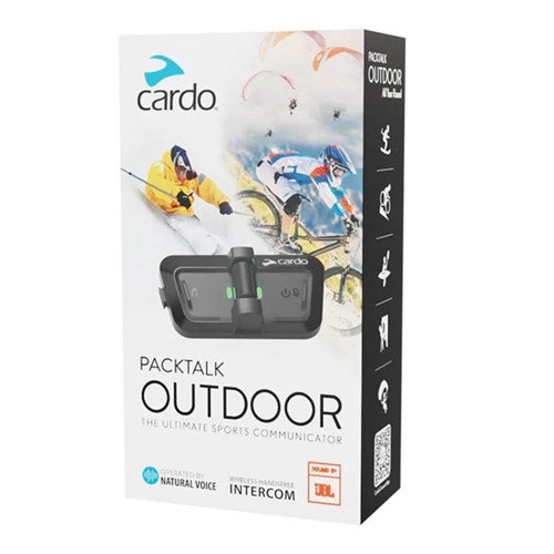 CARDO PACKTALK OUTDOOR BLACK (JBL)