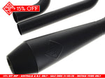 2-into-1 4.5in. Big Bore Exhaust - Black. Fits Touring 2017up. - SP Concepts Exhaust