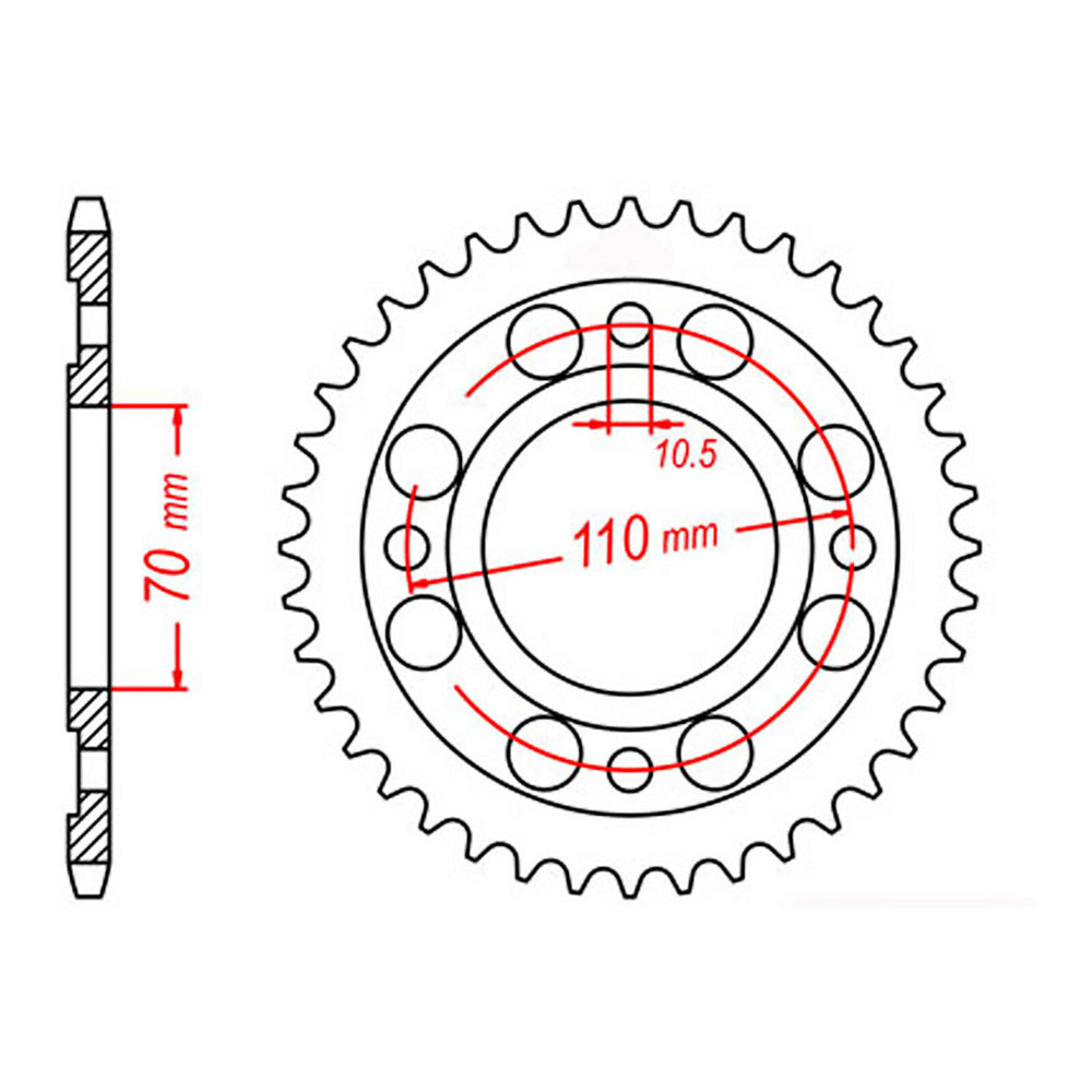 MTX Rear 246 Spacer #530 11-413-SP
