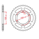 MTX Steel Rear Sprocket with Multiple Variant Values