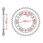 MTX Steel Rear Sprocket with Multiple Variant Values