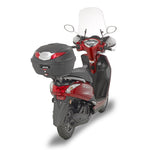 GIVI SPECIFIC REAR RACK - YAMAHA D'ELIGHT 125 17- (USE WITH MONOLOCK CASE PLATE)