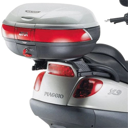 GIVI SPECIFIC MONOKEY REAR RACK - PIAGGIO X9 125/180/250 00-09 (PLATE INCLUDED)  [ONC01]