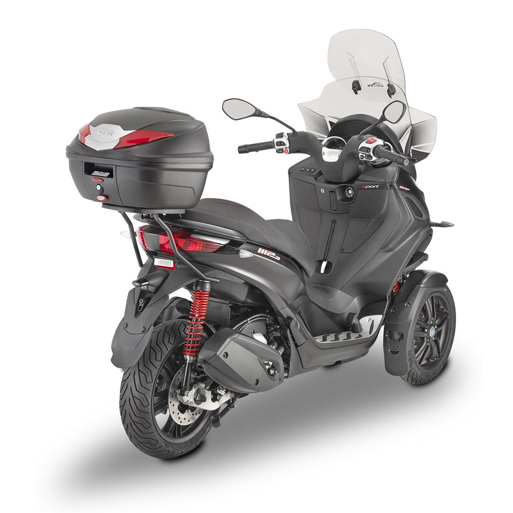 GIVI SPECIFIC MONOLOCK REAR RACK - PIAGGIO MP3 YOURURBAN 125/300 11-18/MP3 300 HPE 19 (USE WITH MONOLOCK CASE PLATE)