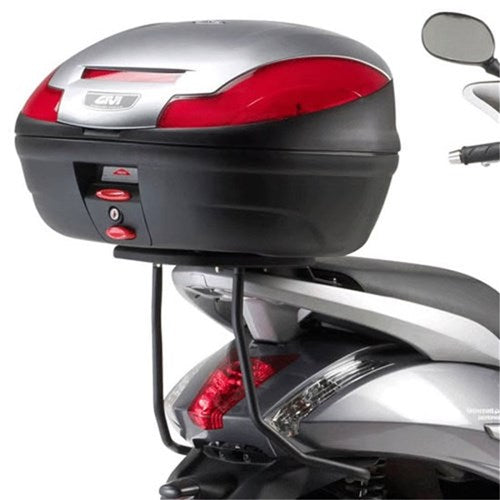GIVI SPECIFIC MONOLOCK REAR RACK -  PEUGEOT GEOPOLIS 125-400 07-11  (USE WITH MONOLOCK CASE PLATE)  [ONC01]